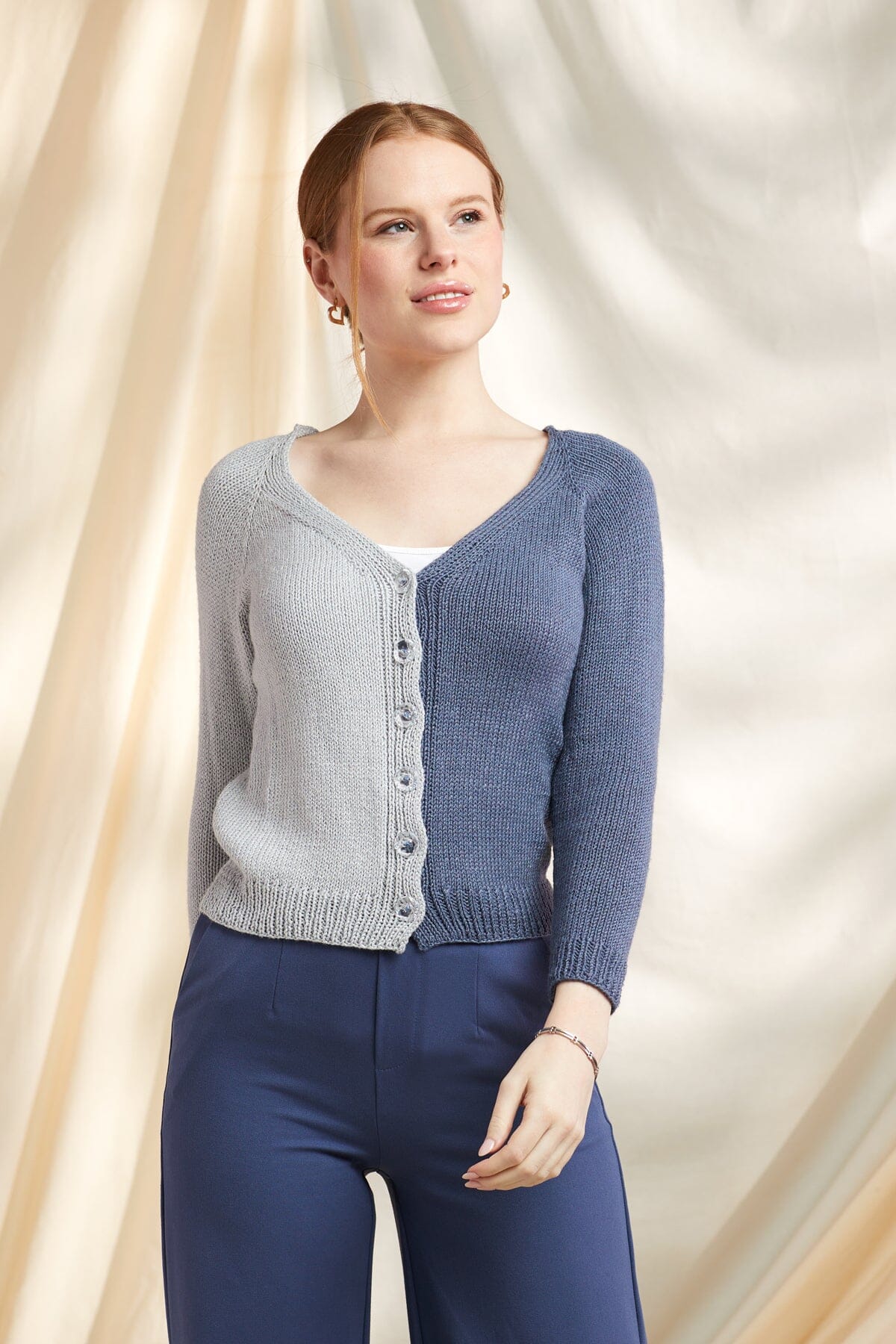 Half and Half Cardigan – Universal Yarn