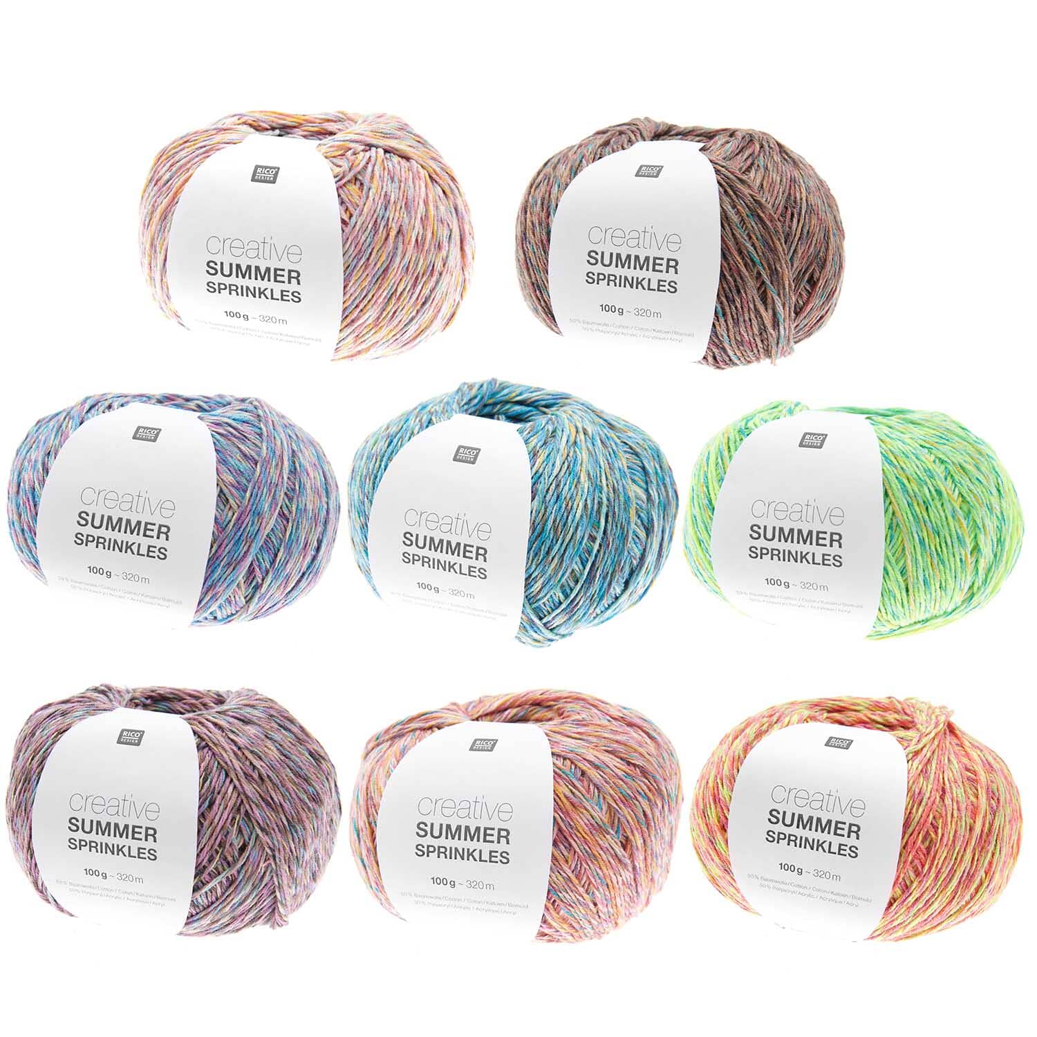 Rico Design Creative Summer Sprinkles Universal Yarn