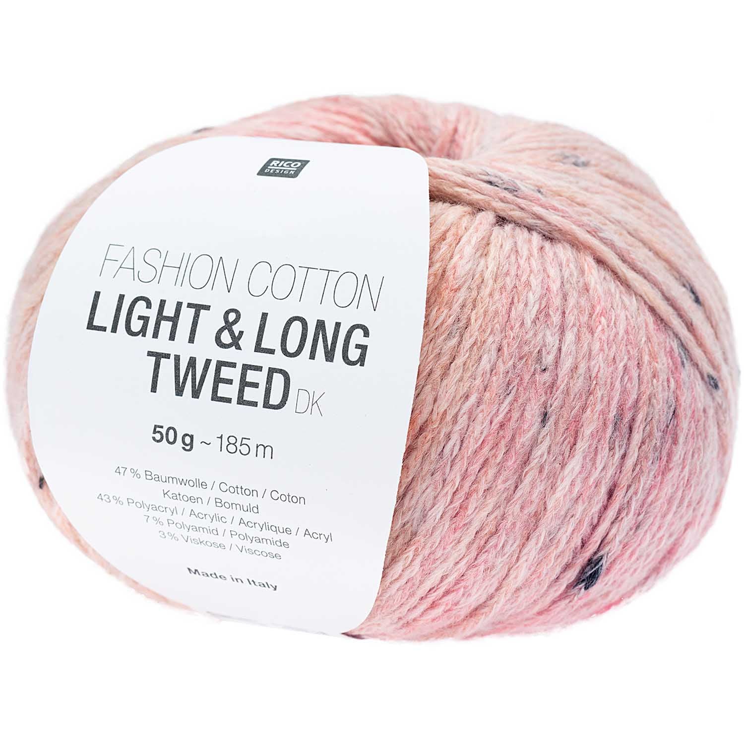 Rico Design Fashion Cotton Light & Long Tweed 001 Ecru