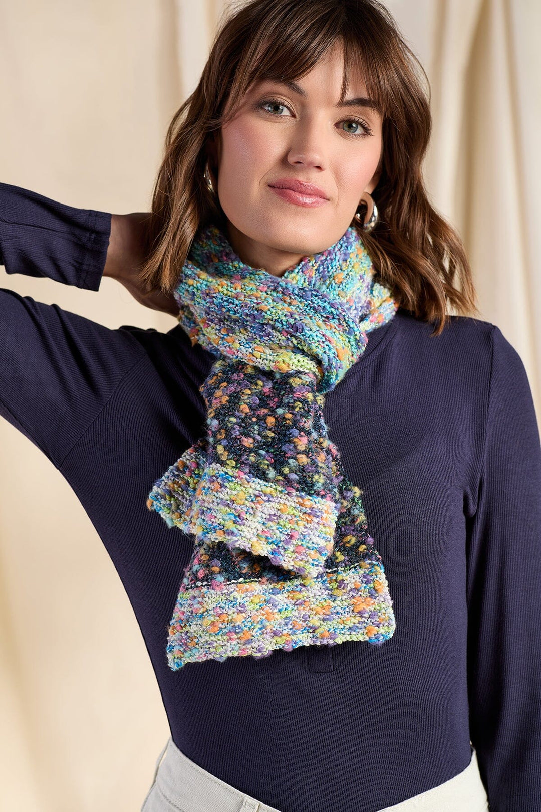 WRAY lounge WOOL KNIT WRAP SCARFストール WRAY lounge WOOL KNIT WRAP SCARFストール - メルカリ