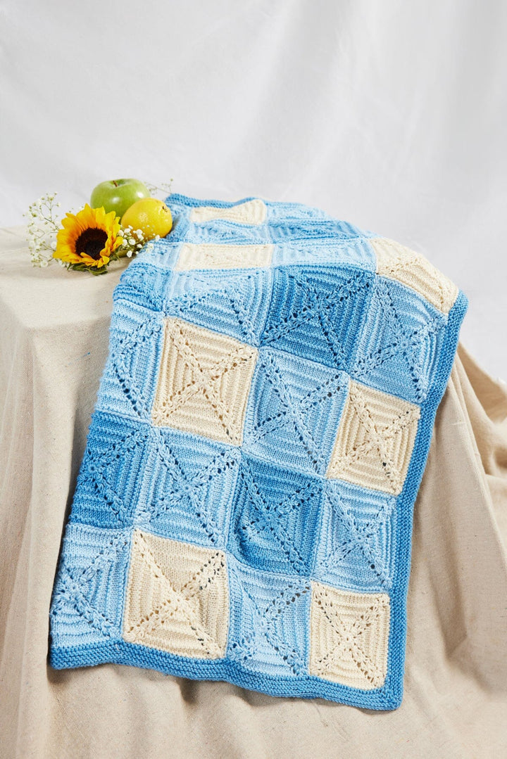 Gingham Blankie - Knit – Universal Yarn