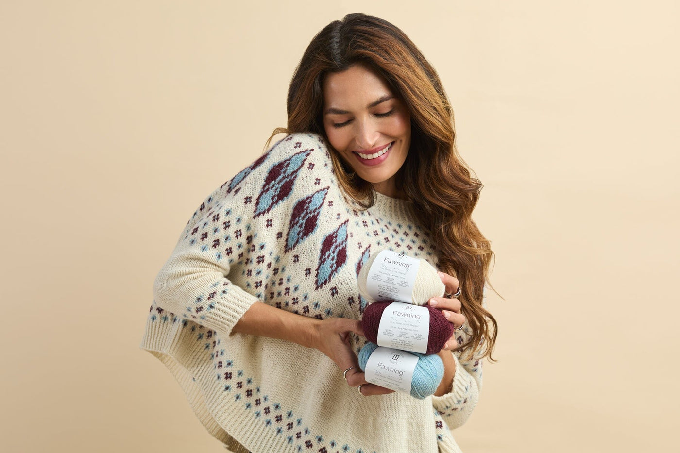 Glazed Diamonds Pattern Universal Yarn 