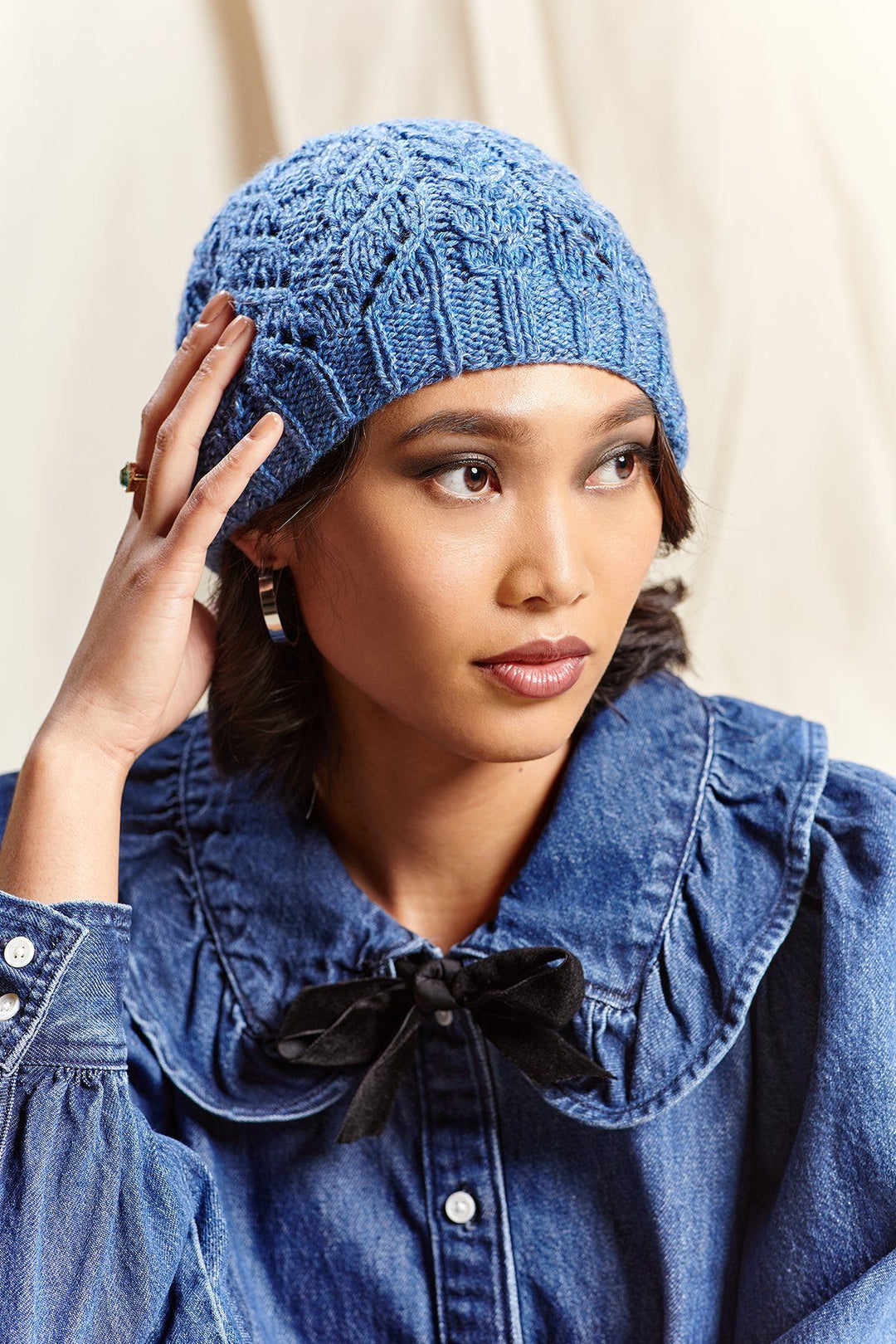帽子 y.a.r.n 3D cross knit hat Y.A.R.N. - ヤーン / 3D cross knit hat – elephants