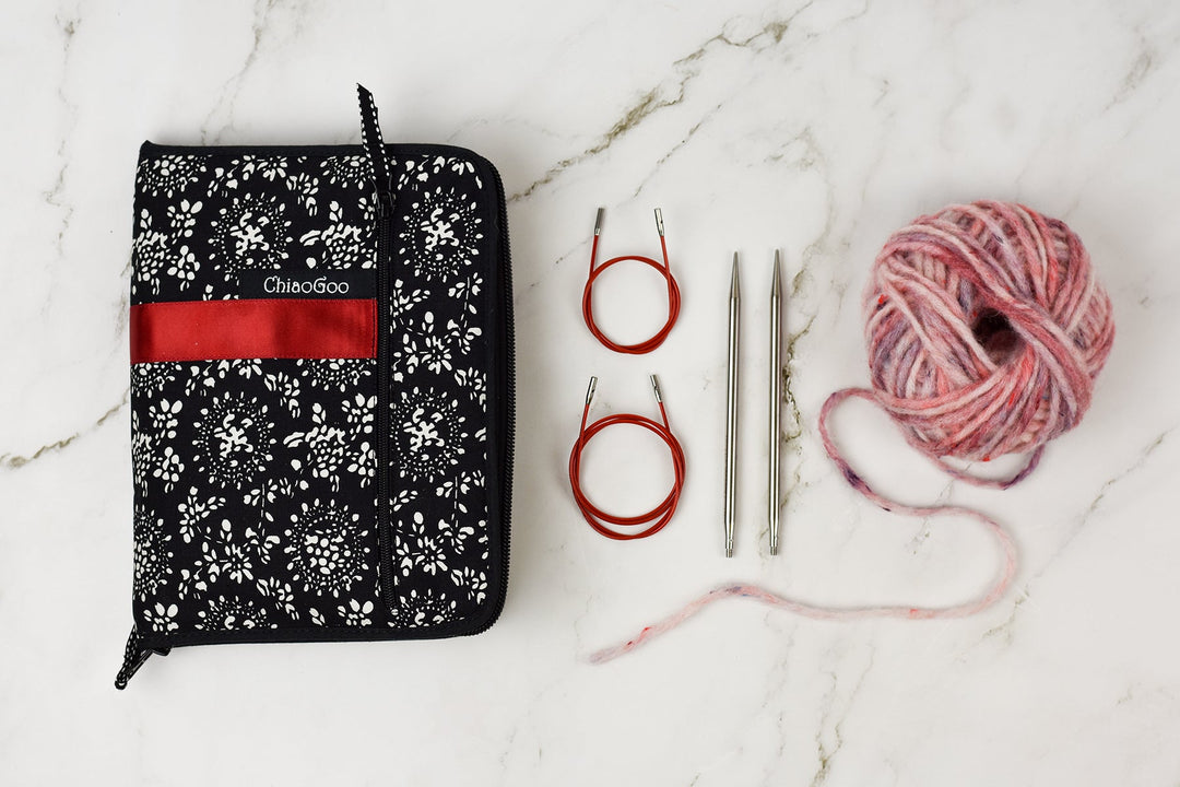 TWIST Red Lace Interchangeable Sets Needles - 5 - Complete (US 2