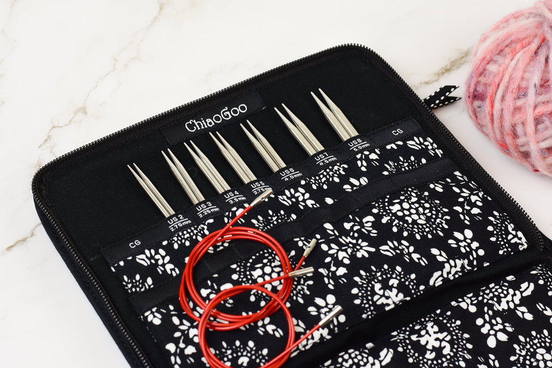 TWIST Red Lace Interchangeable Sets Needles - 5 - Complete (US 2