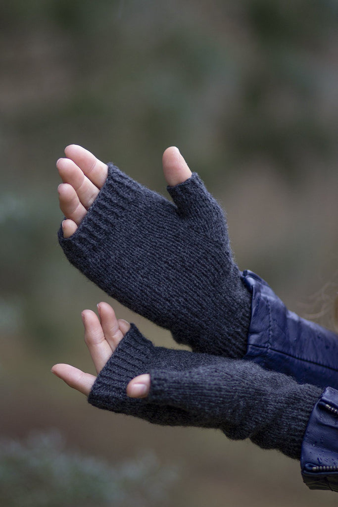 UN3D. FABRIC MIX MITTENS , NECK WARMAR