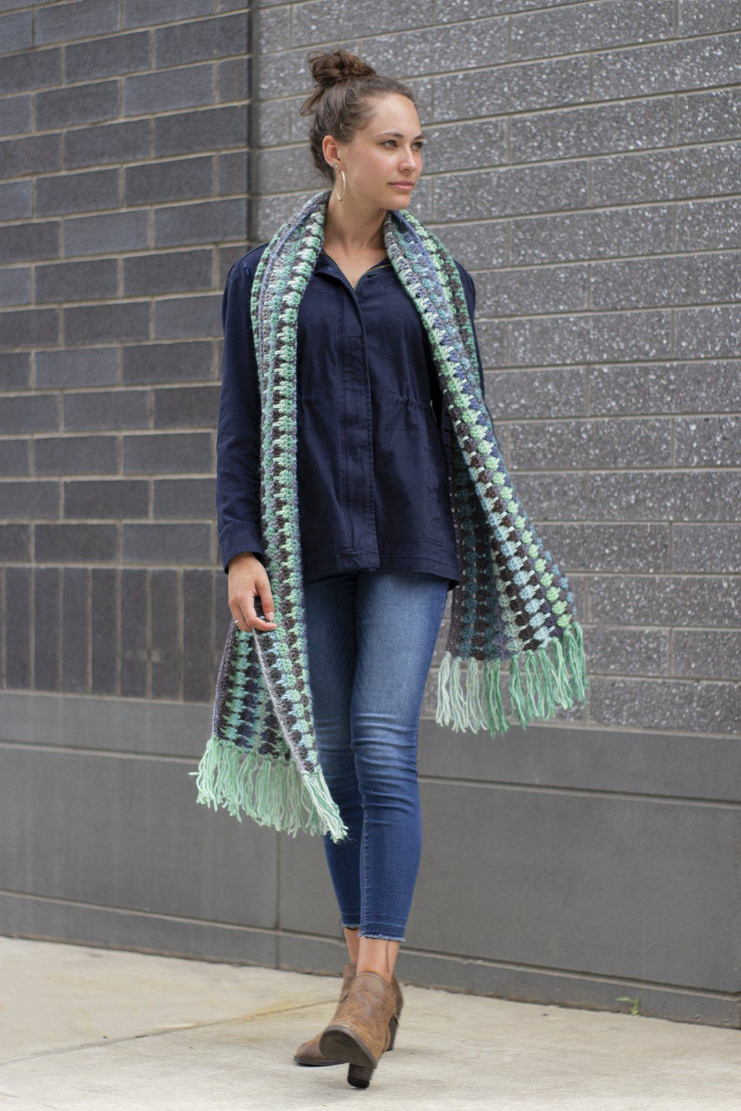 succulent scarf Succulent Scarf – Universal Yarn