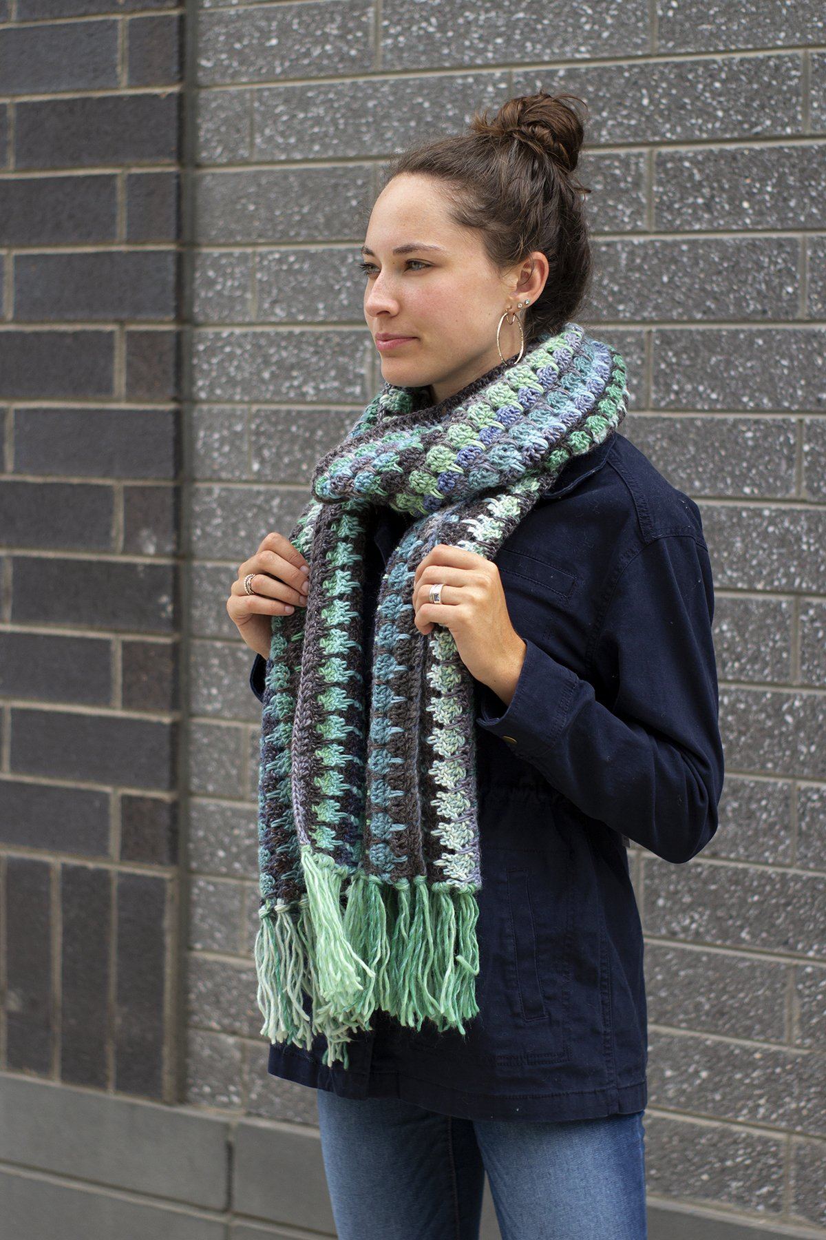succulent scarf Succulent Scarf – Universal Yarn