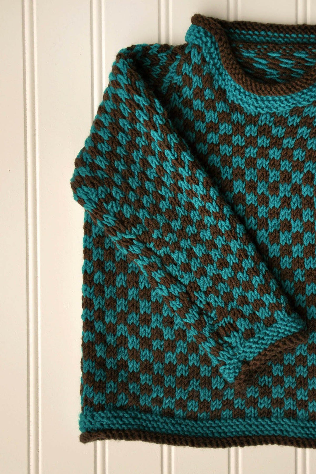 Checkerboard Pullover – Universal Yarn